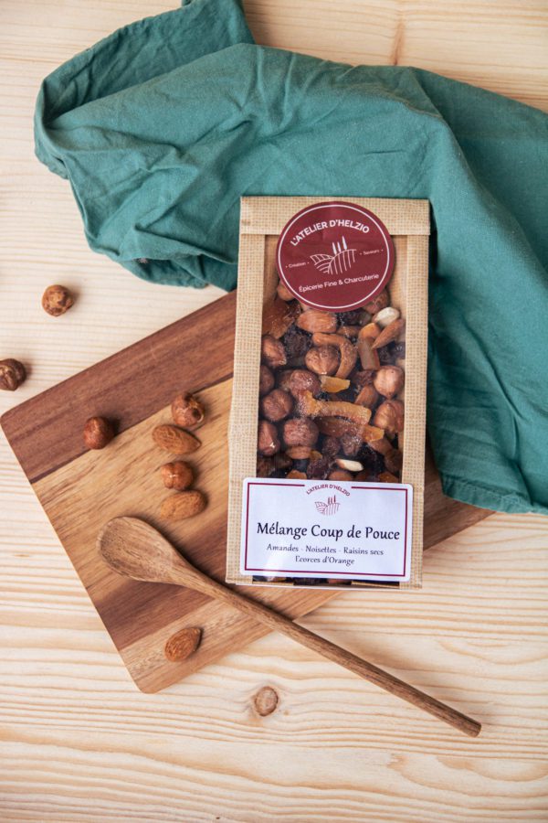 Le coup de pouce (Noisette - Amande - Orange confite - Raisins secs)